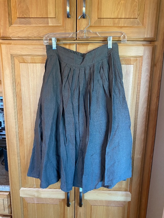 Linenfox Dresses & Skirts - Linenfox gray Laura skirt similar to Notperfectlinen